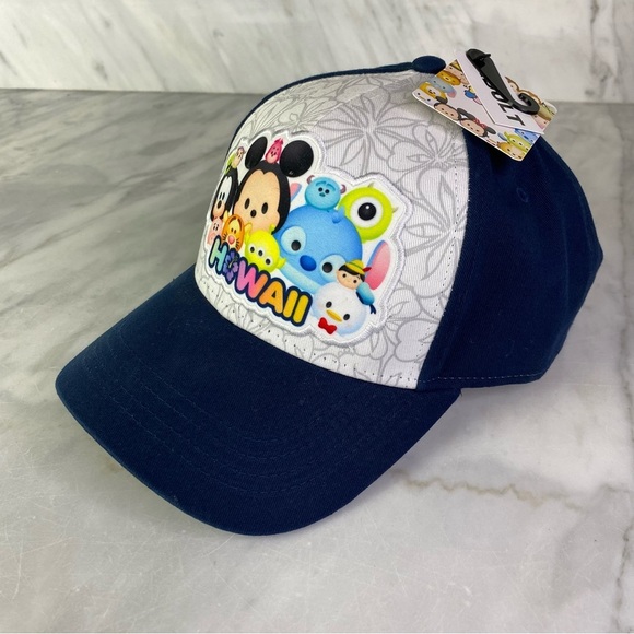 NEW Disney Tsum Tsum Hawaii Baseball Cap Hat Adjustable Jerry Leigh Adult Unisex - Picture 1 of 11
